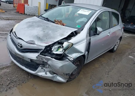 2012 Toyota Yaris L из США, поврежденный, VIN JTDKTUD32CD519804